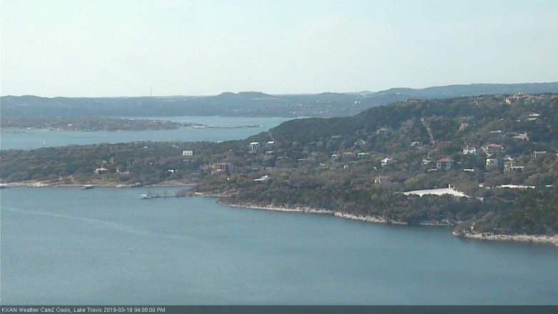 Lake Travis webcam, March 18, 2019 3:10 PM CT