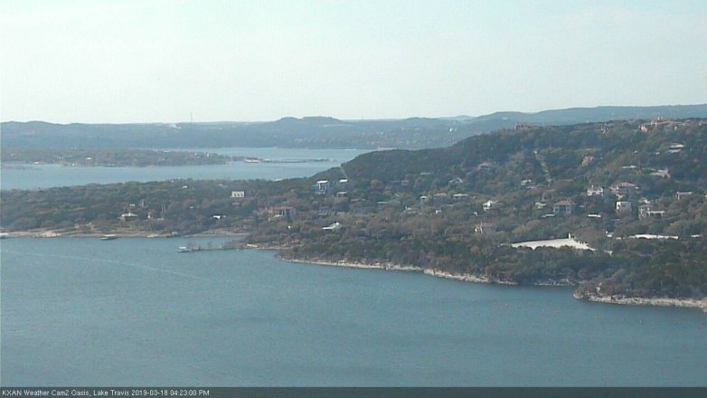 Lake Travis webcam, March 18, 2019 3:25 PM CT