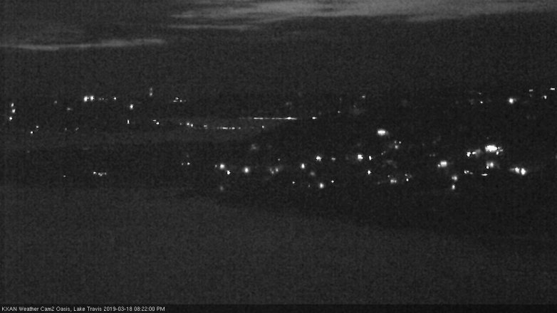 Lake Travis webcam, March 18, 2019 7:25 PM CT