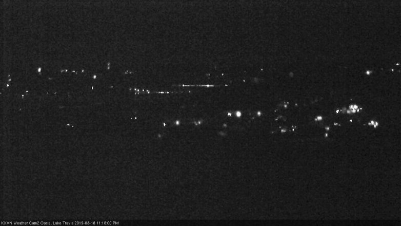 Lake Travis webcam, March 18, 2019 10:20 PM CT