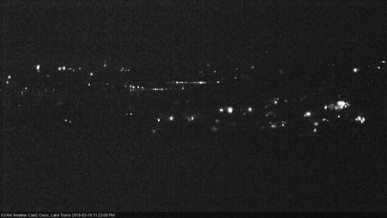 Lake Travis webcam, March 18, 2019 10:25 PM CT