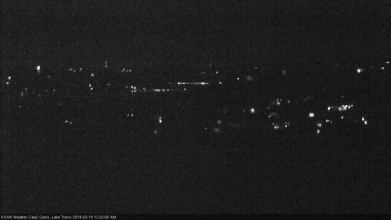 Lake Travis webcam, March 18, 2019 11:35 PM CT