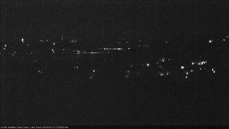 Lake Travis webcam, March 18, 2019 12:00 AM CT