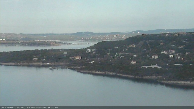 Lake Travis webcam, March 19, 2019 9:05 AM CT