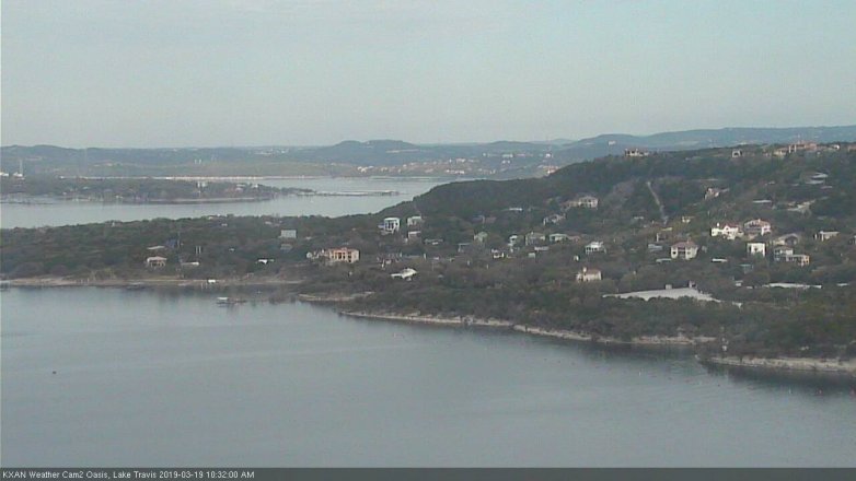 Lake Travis webcam, March 19, 2019 9:35 AM CT