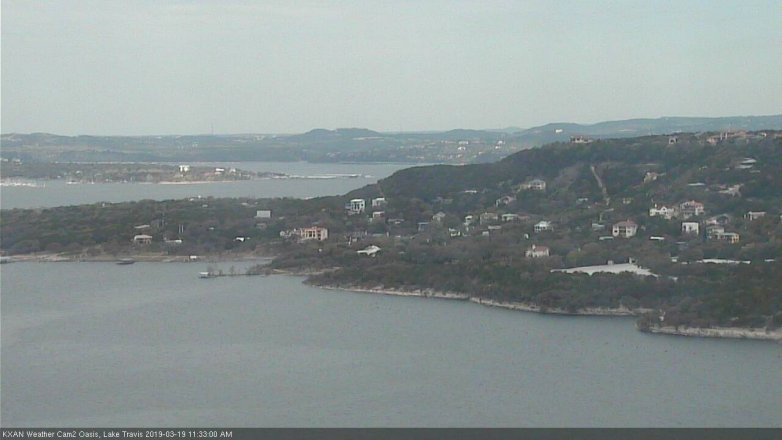 Lake Travis webcam, March 19, 2019 10:35 AM CT