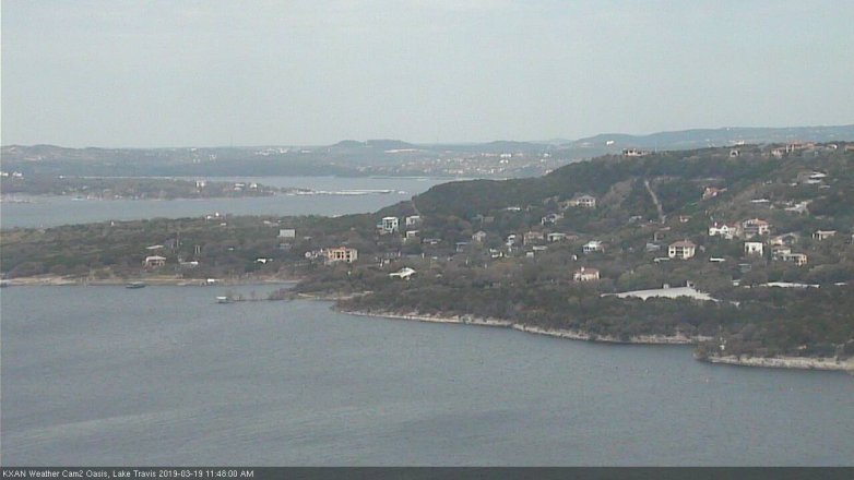 Lake Travis webcam, March 19, 2019 10:50 AM CT