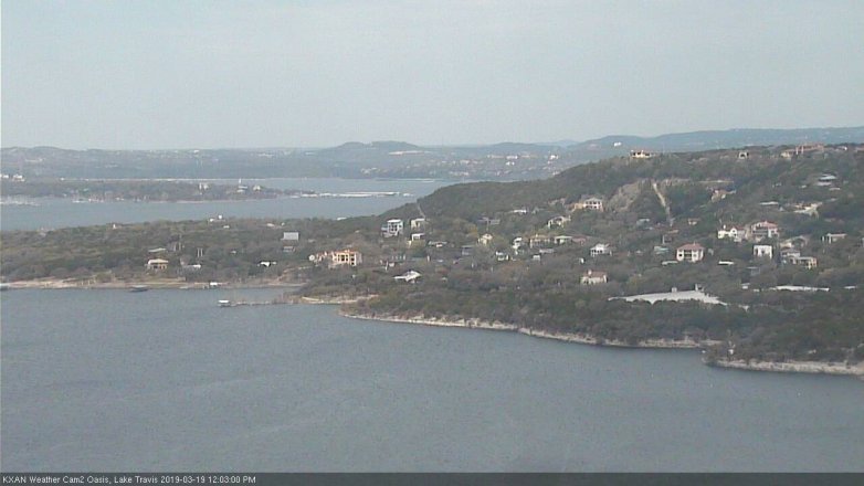 Lake Travis webcam, March 19, 2019 11:05 AM CT