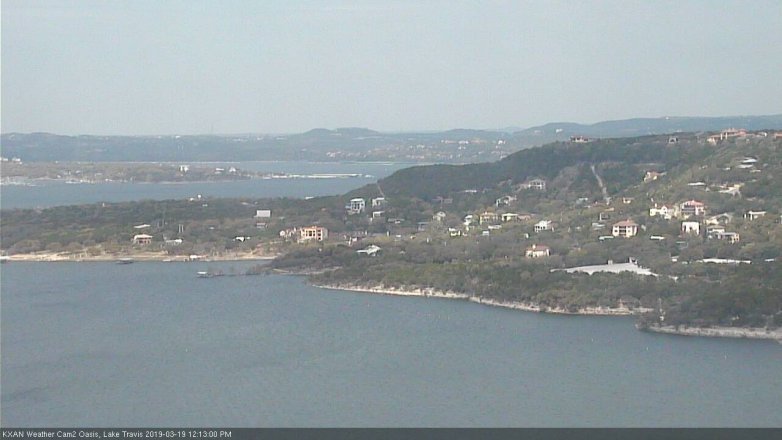 Lake Travis webcam, March 19, 2019 11:15 AM CT