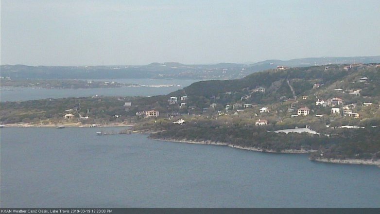 Lake Travis webcam, March 19, 2019 11:25 AM CT
