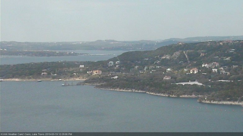 Lake Travis webcam, March 19, 2019 11:30 AM CT