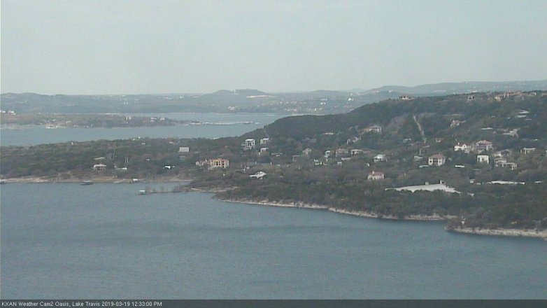 Lake Travis webcam, March 19, 2019 11:35 AM CT