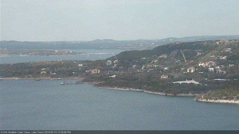Lake Travis webcam, March 19, 2019 11:40 AM CT