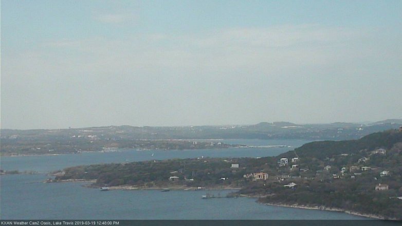 Lake Travis webcam, March 19, 2019 11:50 AM CT
