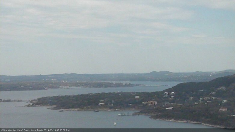 Lake Travis webcam, March 19, 2019 1:05 PM CT