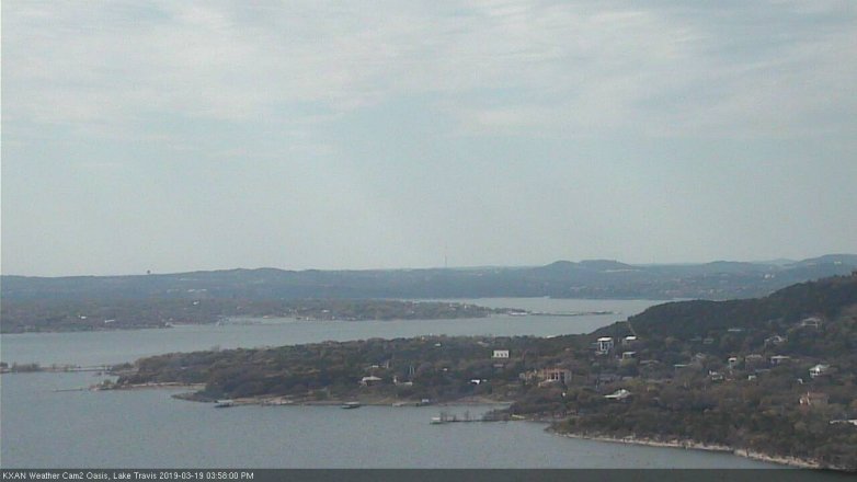 Lake Travis webcam, March 19, 2019 3:00 PM CT