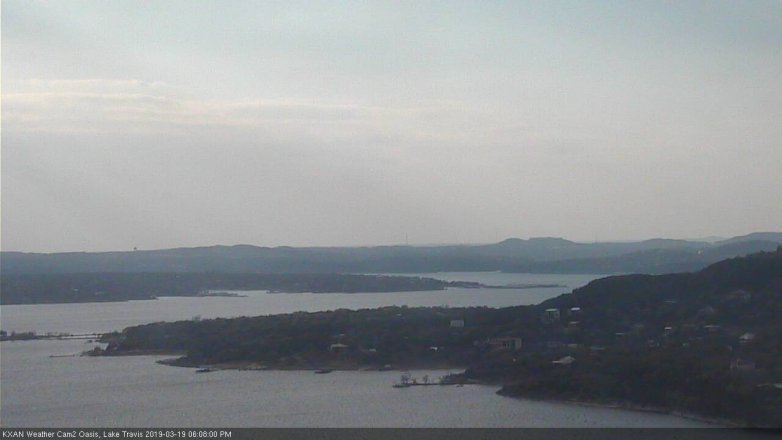 Lake Travis webcam, March 19, 2019 5:10 PM CT