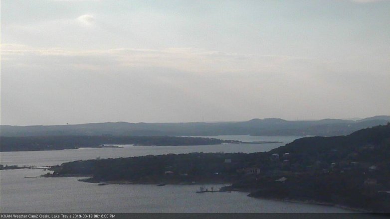Lake Travis webcam, March 19, 2019 5:20 PM CT