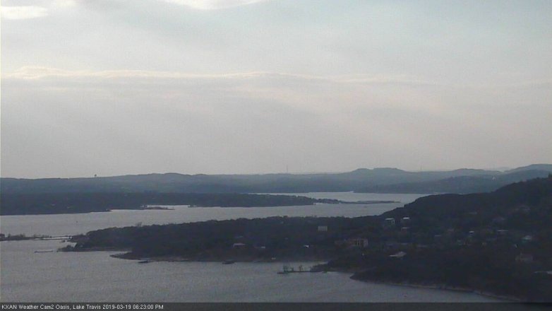 Lake Travis webcam, March 19, 2019 5:25 PM CT