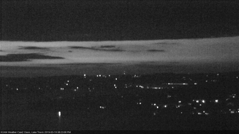 Lake Travis webcam, March 19, 2019 7:25 PM CT