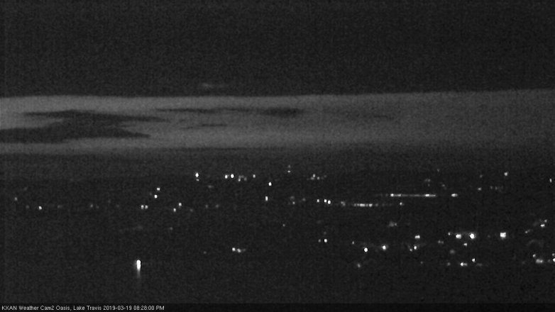 Lake Travis webcam, March 19, 2019 7:30 PM CT