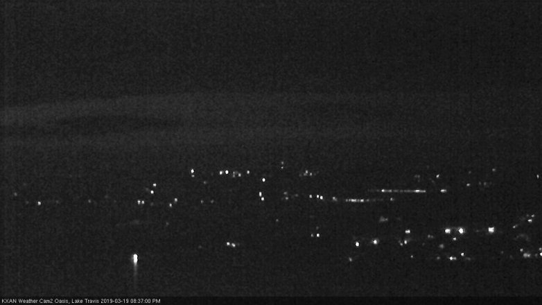 Lake Travis webcam, March 19, 2019 7:40 PM CT