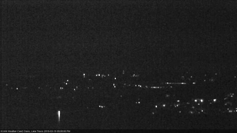 Lake Travis webcam, March 19, 2019 8:10 PM CT