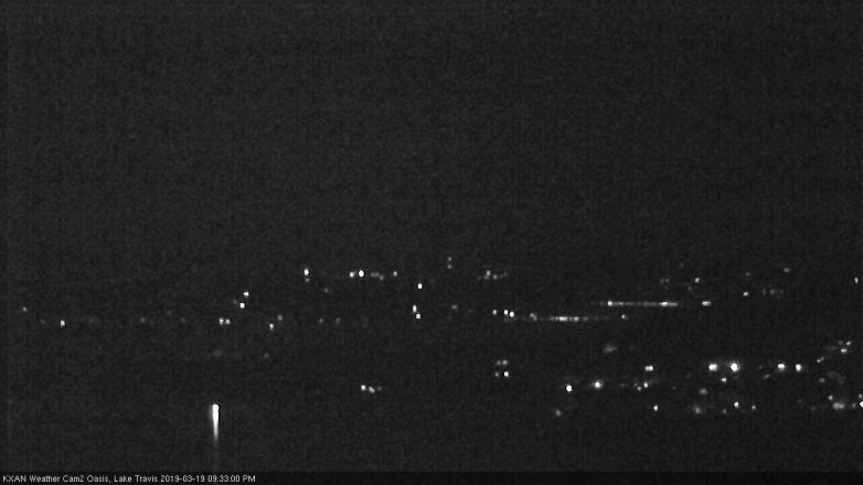 Lake Travis webcam, March 19, 2019 8:35 PM CT