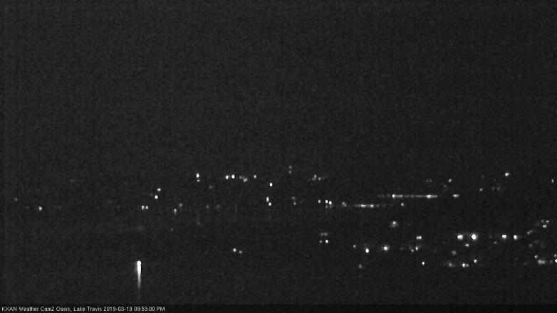 Lake Travis webcam, March 19, 2019 8:55 PM CT