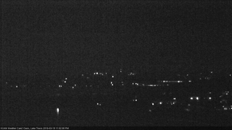 Lake Travis webcam, March 19, 2019 10:05 PM CT
