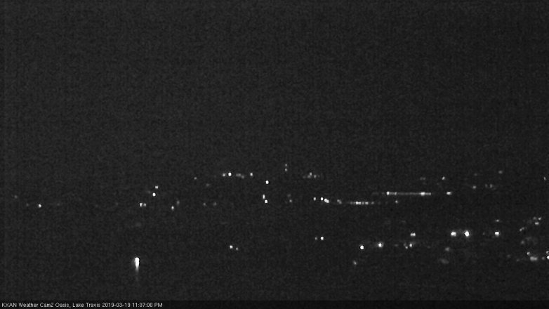 Lake Travis webcam, March 19, 2019 10:10 PM CT