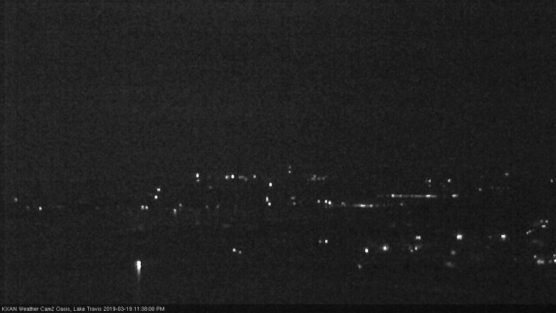 Lake Travis webcam, March 19, 2019 10:40 PM CT