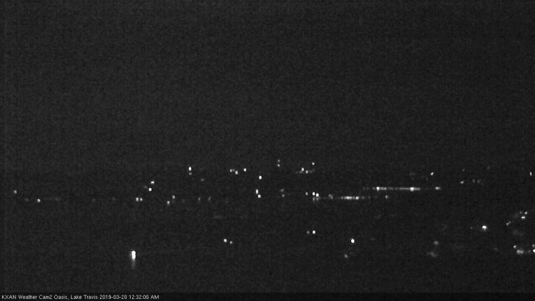 Lake Travis webcam, March 19, 2019 11:35 PM CT