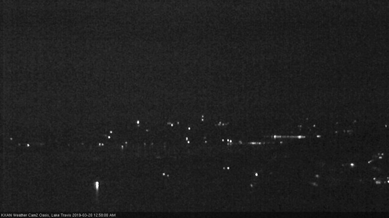 Lake Travis webcam, March 19, 2019 12:00 AM CT