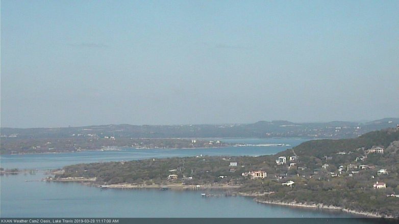 Lake Travis webcam, March 20, 2019 10:20 AM CT