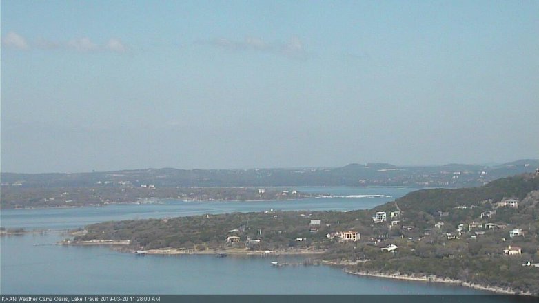 Lake Travis webcam, March 20, 2019 10:30 AM CT