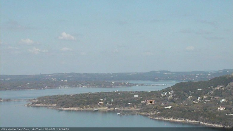 Lake Travis webcam, March 20, 2019 11:05 AM CT