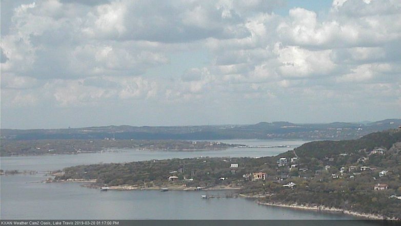 Lake Travis webcam, March 20, 2019 12:20 PM CT