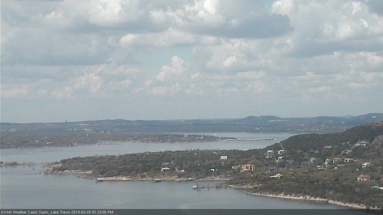 Lake Travis webcam, March 20, 2019 12:35 PM CT