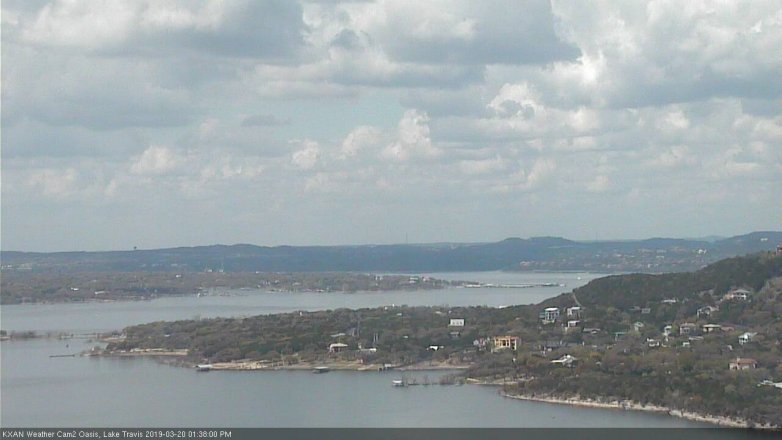 Lake Travis webcam, March 20, 2019 12:40 PM CT