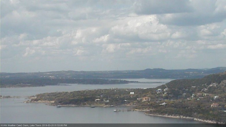 Lake Travis webcam, March 20, 2019 12:55 PM CT