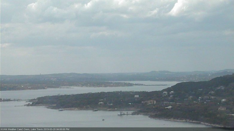 Lake Travis webcam, March 20, 2019 3:10 PM CT