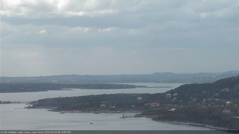 Lake Travis webcam, March 20, 2019 3:15 PM CT