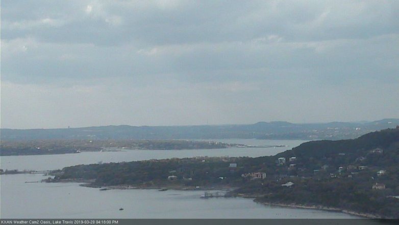 Lake Travis webcam, March 20, 2019 3:20 PM CT