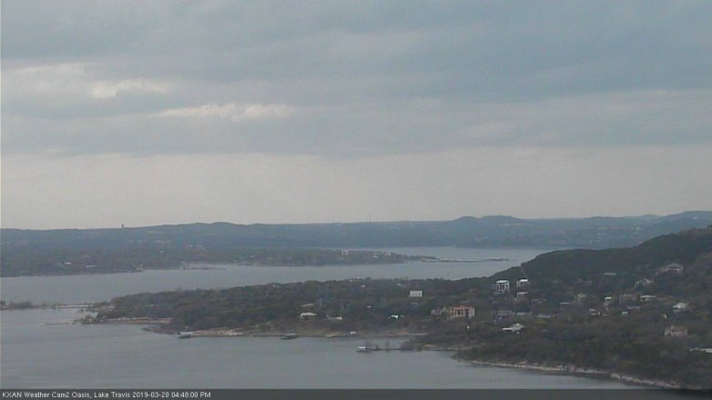 Lake Travis webcam, March 20, 2019 3:50 PM CT