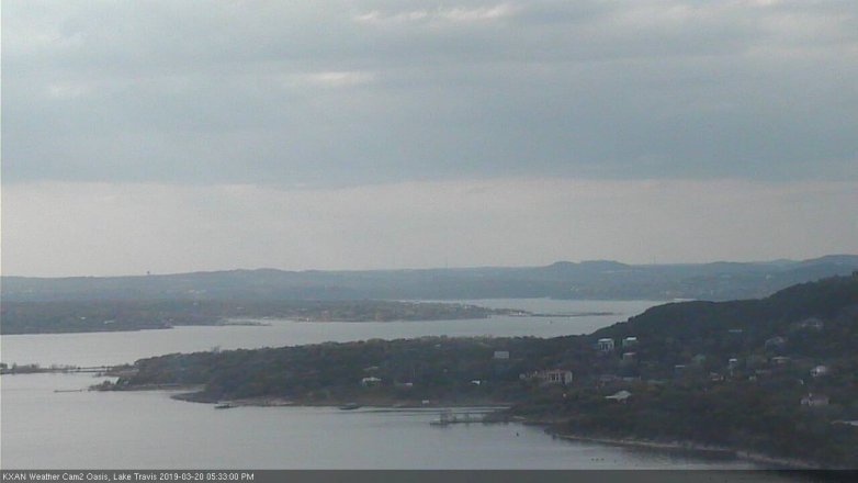Lake Travis webcam, March 20, 2019 4:35 PM CT