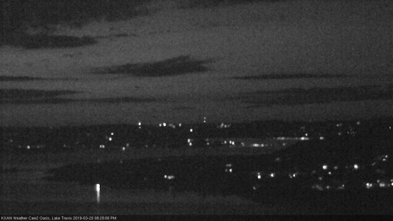 Lake Travis webcam, March 20, 2019 7:30 PM CT