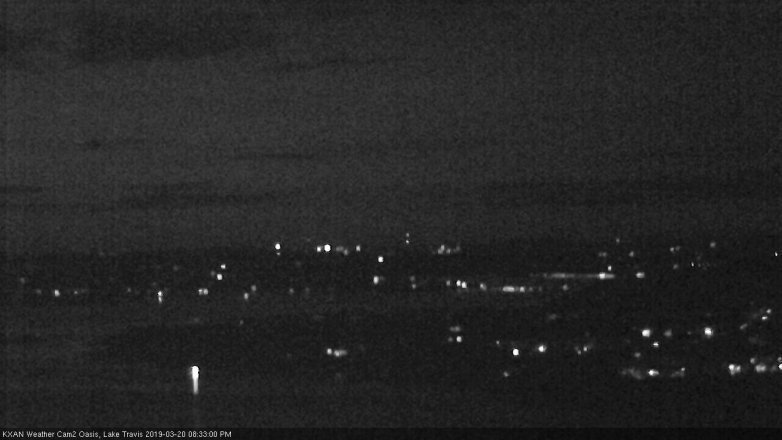 Lake Travis webcam, March 20, 2019 7:35 PM CT