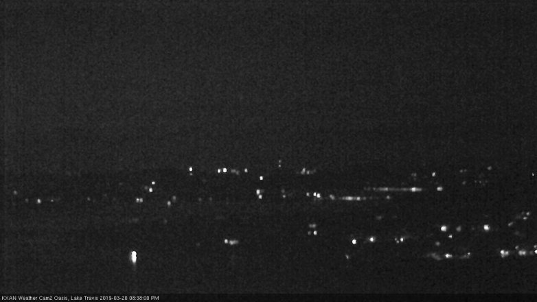 Lake Travis webcam, March 20, 2019 7:40 PM CT