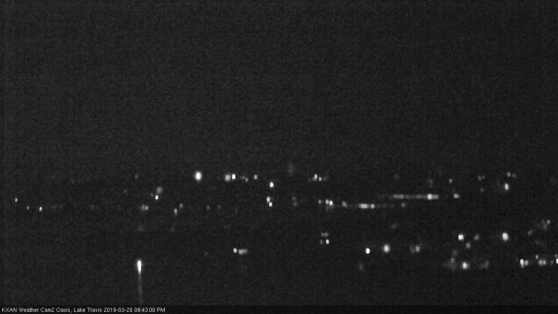 Lake Travis webcam, March 20, 2019 7:45 PM CT